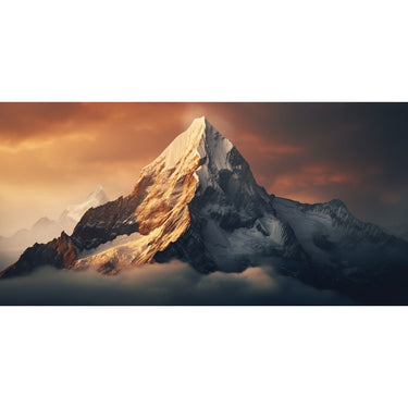 Snow Capped Mountain Canvas
